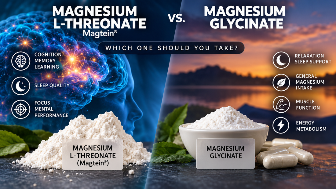 Magnesium L-threonate vs magnesium glycinate comparison