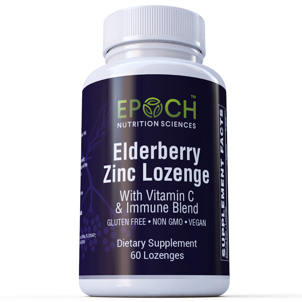 Elderberry Zinc Lozenges-60ct